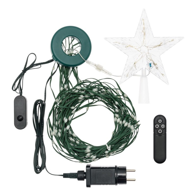 Tenda a mantello verde 304 LED 155 cm Lotti