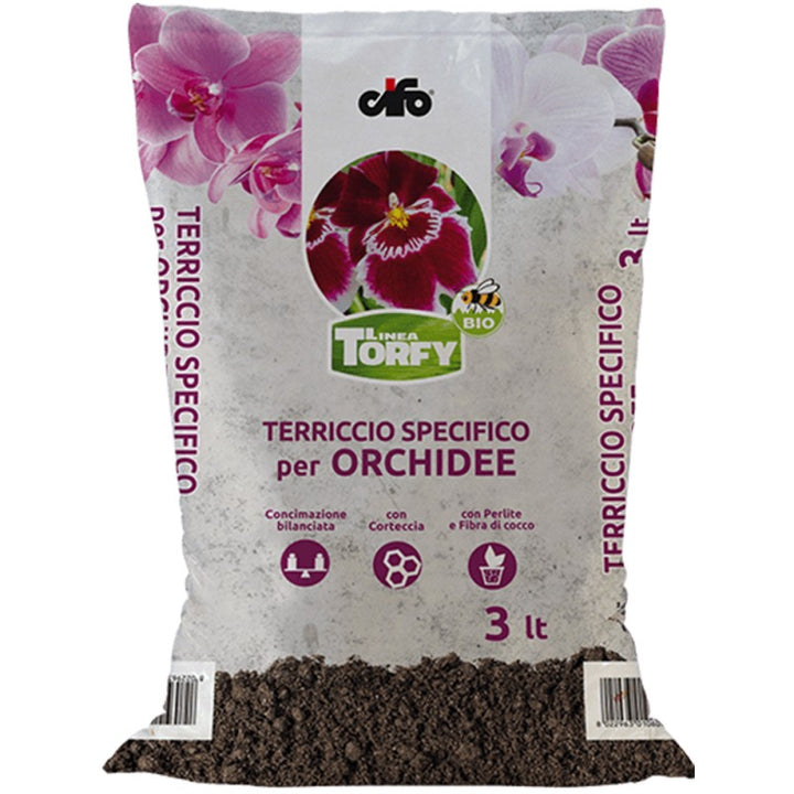 Terriccio per orchidee Torfy 3lt