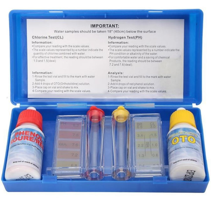 Test kit reagenti chimici ph e cloro