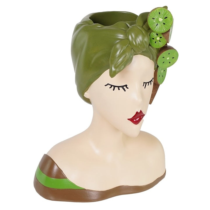 Testa Portavaso Kiwi Resina