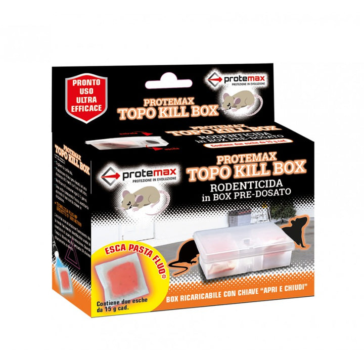 Topo Kill Box con esca fluorescente