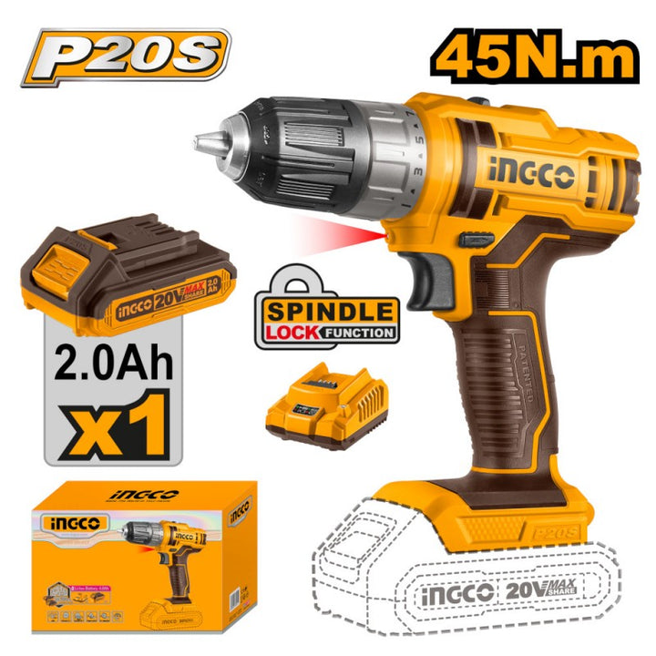 Trapano A Batteria 20v Con batteria