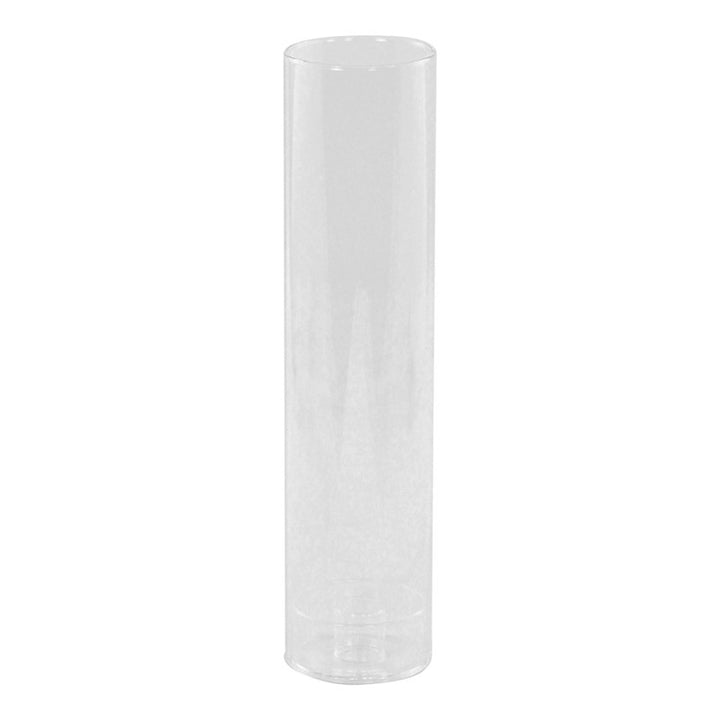 Portacandela a tubo in vetro d. 7cm
