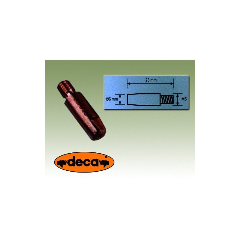 Ugello porta corrente Fe Ø 0,8 - M6 Ld