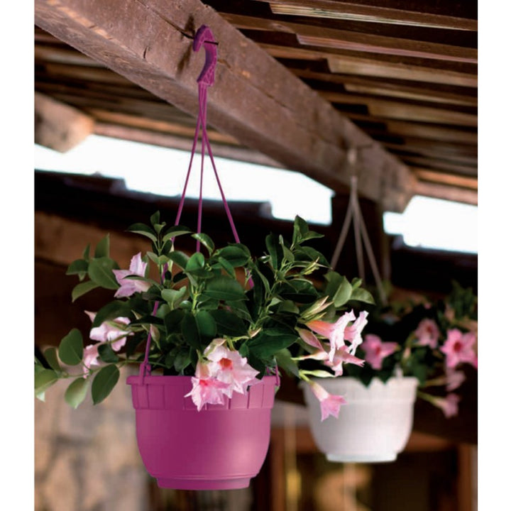 Vaso Basket Siena bianco 20cm