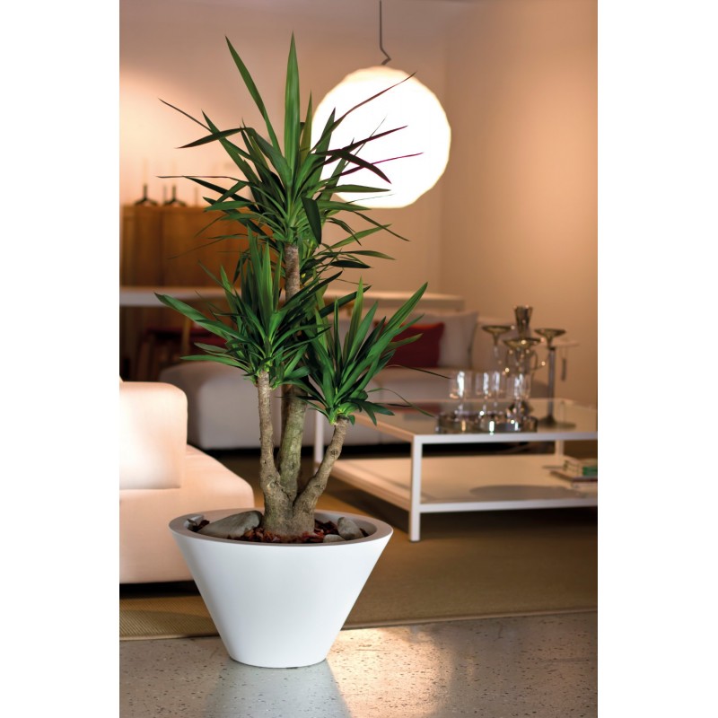 Vaso Chiron bianco 50 cm