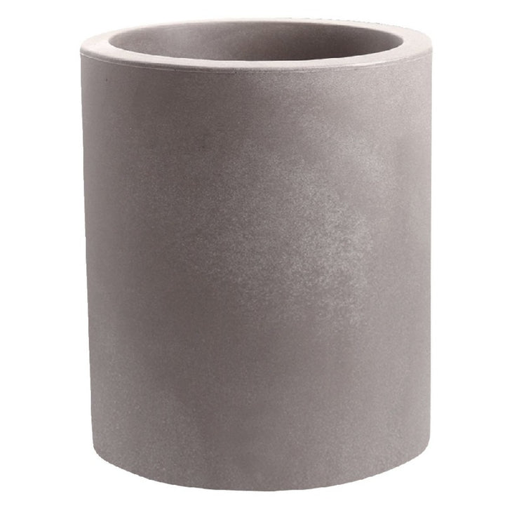 Vaso cilindro cenere Echo 35 cm Nicoli