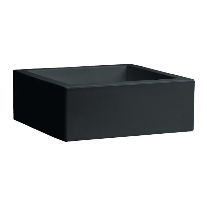 Vaso Cubo Minos antracite 40cm
