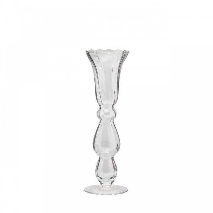 Vaso Portacandela In Vetro H45 Cm