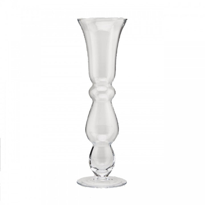 Vaso Portacandela In Vetro H55 Cm