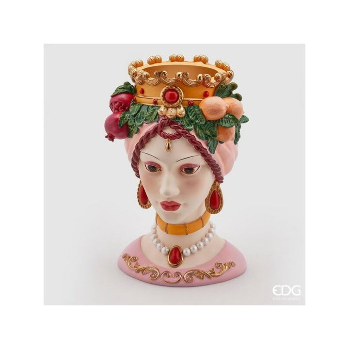 Vaso Testa Sicily Poly H38cm EDG