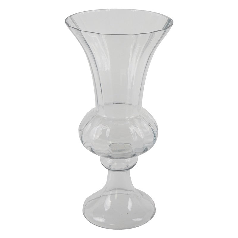 Vaso Trasparente in vetro a trombetta