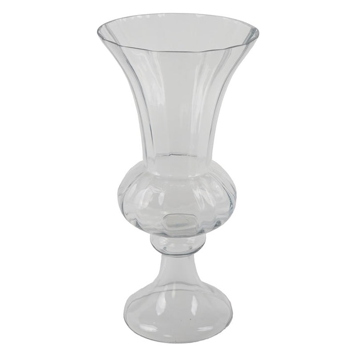 Vaso Trasparente in vetro a trombetta