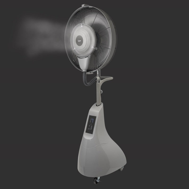 Ventilatore a Piantana 50 cm Elettronico Nebulizzante Carrellato VPN500