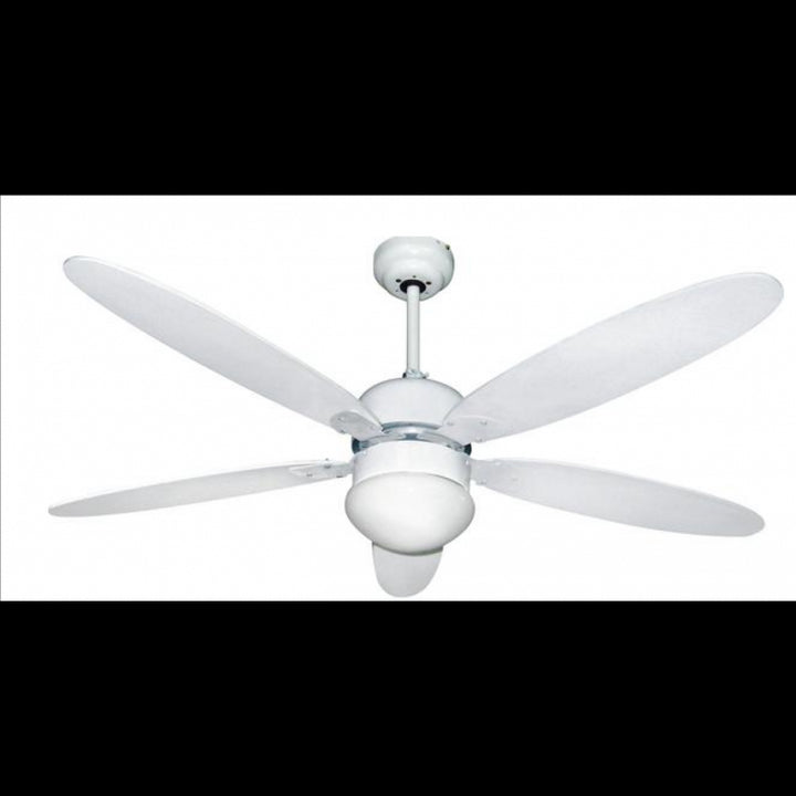 Ventilatore 5 pale in plastica con luce