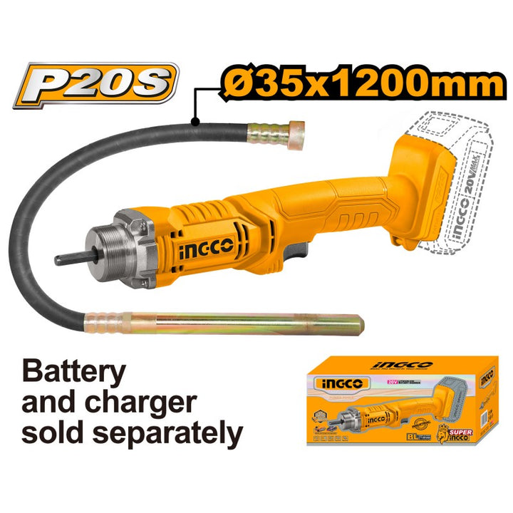 Vibratore Per Calcestruzzo 20v Nudo
